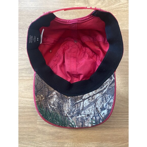 Women’s Under Armour Fuchsia Camo Snapback Hat Cap - Picture 6 of 8